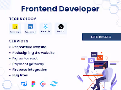 develop custom responsive web apps in react and next js