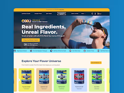 CHINOOK SEEDERY Landing Page Design