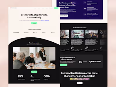Data Security Landing Page