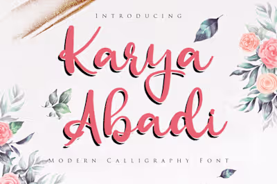 Karya Abadi - Modern Calligraphy Font