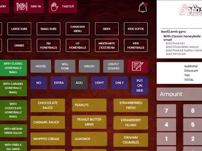 Point Of Sale With Kitchen Display For Restaurant