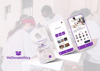 We Donate Africa(Donation Platform)