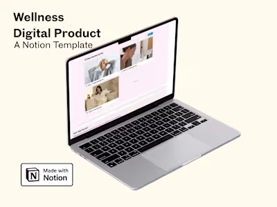 Digital Product Made on Notion