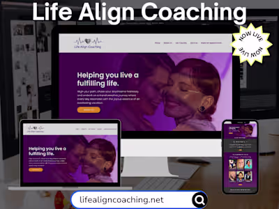 WordPress Website Design for Life Align Coaching
