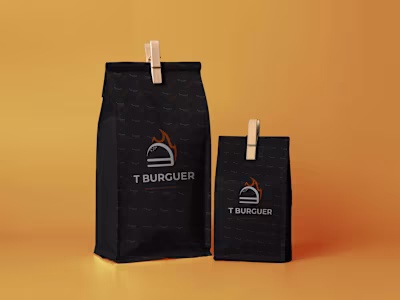 Paper bag Mockup - Tburguer
