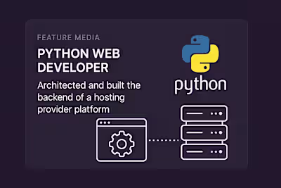 Backend Architecture Design for Hosting Platform