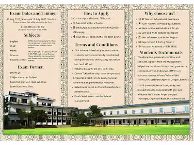 Condensing this much information — exam details, fee waivers...