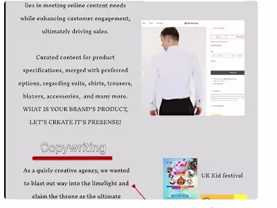 Copywriting and translation 