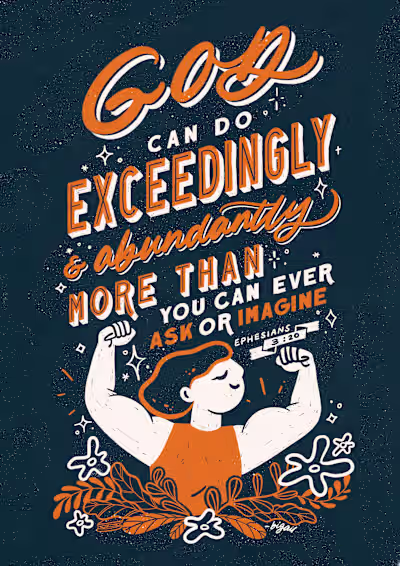 Ephesians 3:20 - Commissioned Artwork