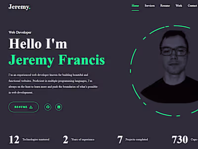 My Personal Portfolio Website