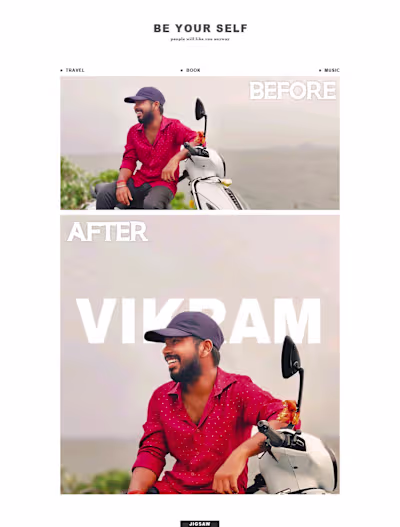 Photo enhancement, background editing