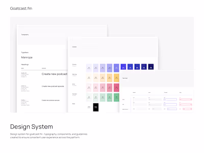 Goatcast.fm Design System