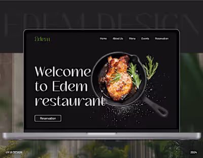 Edem Restaurant website