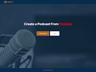 PodYT - Your Podcast Feed From Youtube Videos