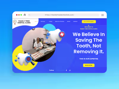 Website Development for Family Tree Dental Clinic