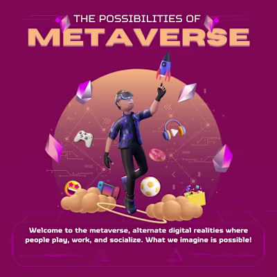 Metaverse Post design | Behance