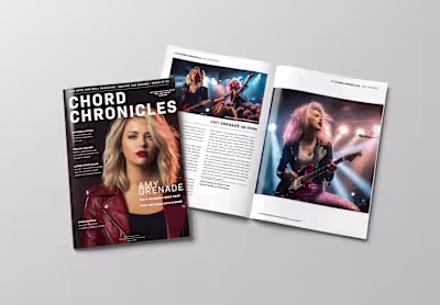 Rock Magazine Cover and Article