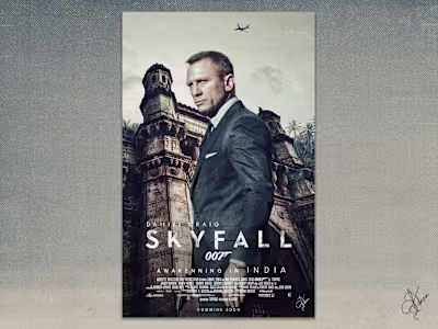 Skyfall Fan art Poster Design