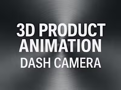 3D Product Animation – Dash Camera