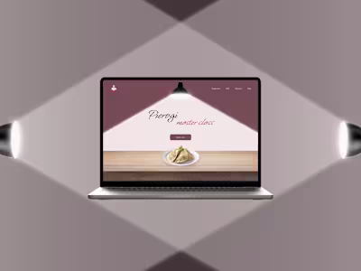 Cooking Master Class | Landing Page