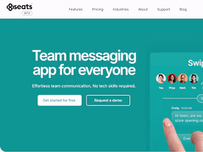 8seats.com - Framer development with Nocoloco.co