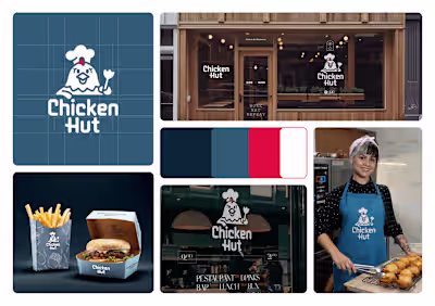 Chicken Hut Restaurant - Logo & Brand Identity :: Behance