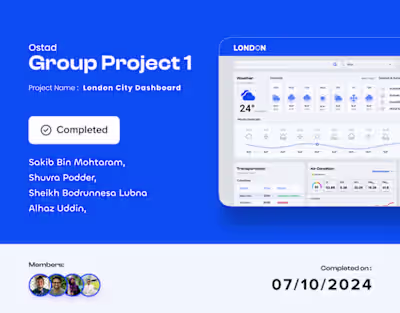 London City Dashboard - Redesign :: Behance