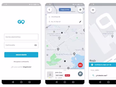 Go Rider – Ride-Hailing App Development
