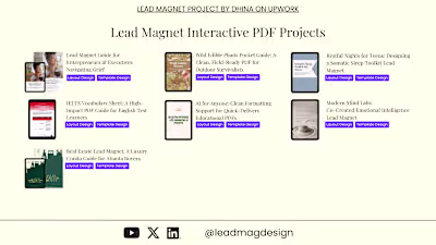 Lead magnet Project, Amazon KDP, Social Media Post and more!