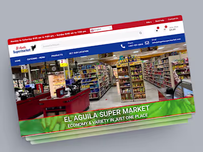 Website Aguila Super Market