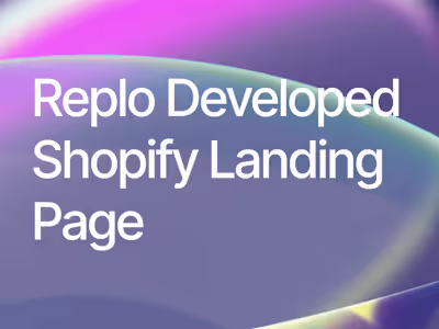 Replo Built Landing Page