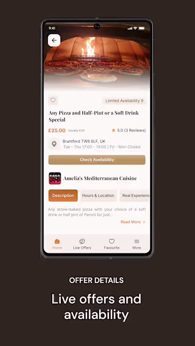 A location-based deals platform that