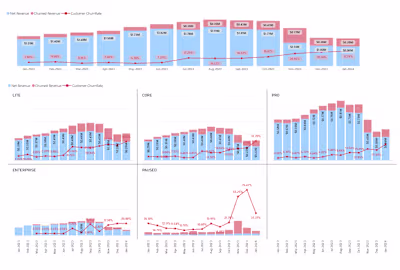 MRR & Churn Analysis Dashboard for SaaS Retention and Growth