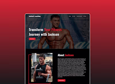 High-Conversion Squarespace Fitness Website