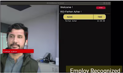 Vision based attendance system - xID