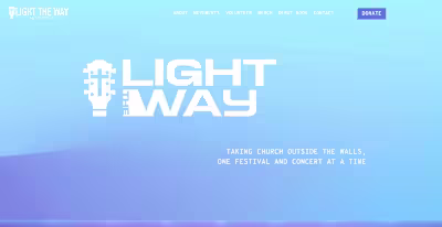 Website Design for Light the Way Ministry