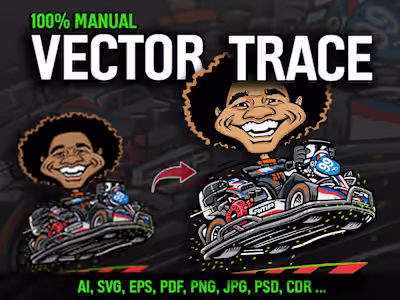 vector trace, image to vector, convert to vector