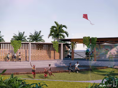 Exterior 3d modeling and rendering