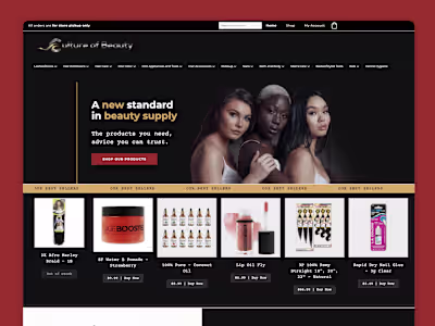Scalable E-commerce Website