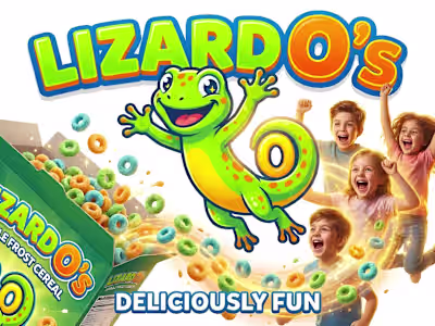 📣 New Brand Drop: Lizard O’s Cereal 🦎✨ Just wrapped a full...