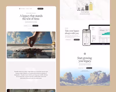 Explore Timeless Legacy Designs: Unseen Website Masterpieces