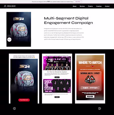 Global Basketball Entertainment - Engagement Campaign