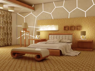 Modern Elegance: 3D Interior Design Showcase