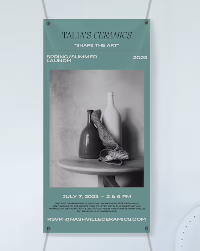 Ceramics Workshop Banner
