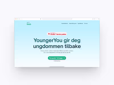 Nad-pluss Landing Page (Framer development + design)