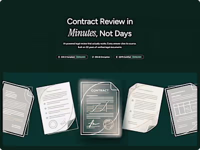 AI Legal Contract Product Development