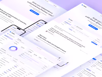 SAVA Marketplace Web App Design