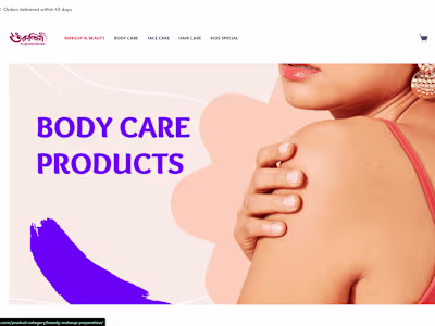 Tarunimas Product Page Development