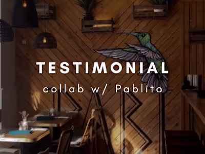 Testimonial - Restaurant