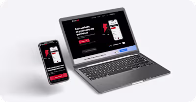 Website/Promo materials design for Financial App